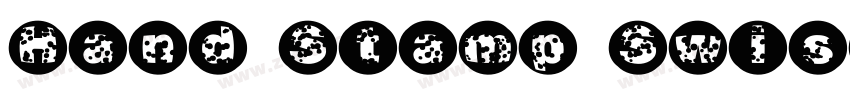 Hand Stamp Swiss Rou字体转换